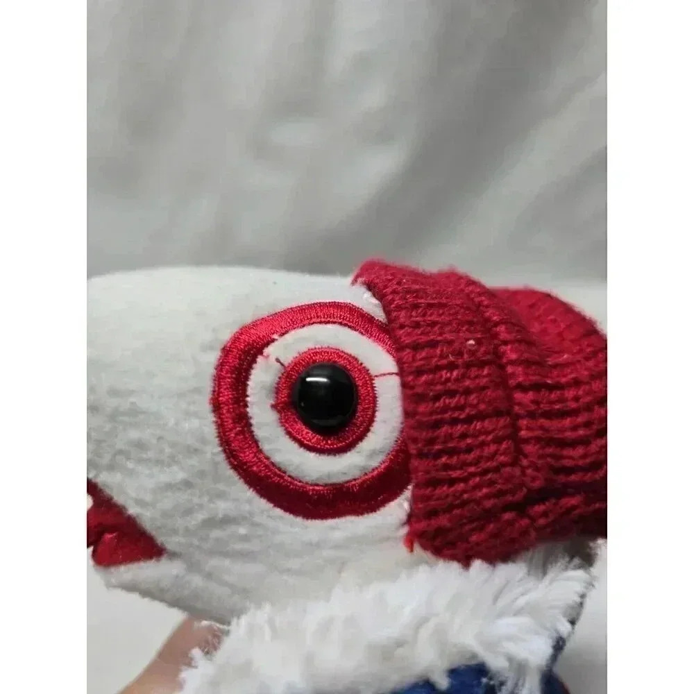 Target Bullseye Dog Winter Weather Costume Plush Stuffed Animal 8"- Read - Picture 11 of 13
